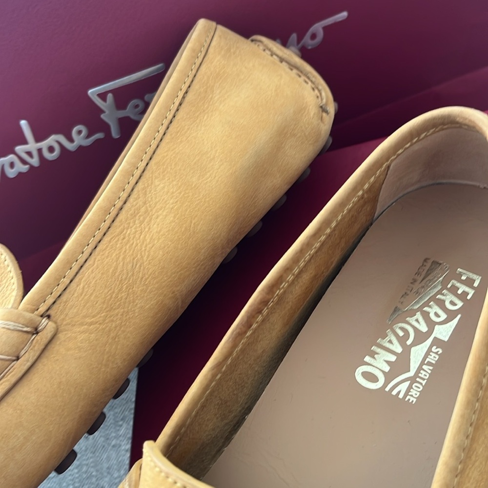 Salvatore Ferragamo Tan Loafers - Picture 8 of 10